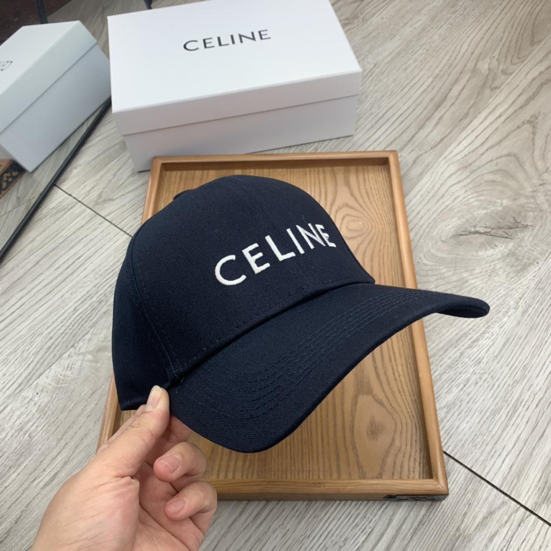 Celine Baseball Cap In Cotton - EUR FASHION