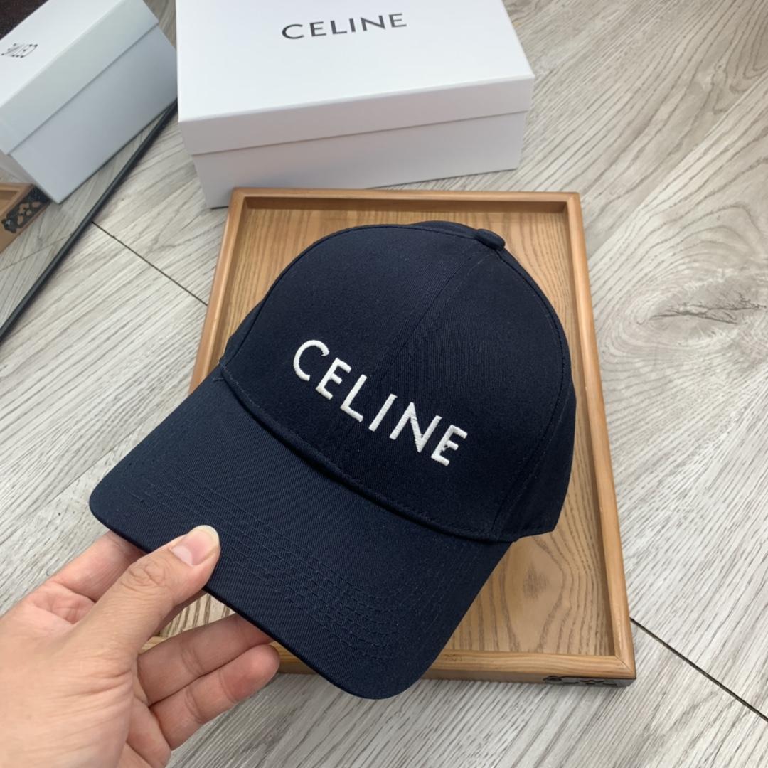 Celine Baseball Cap In Cotton - EUR FASHION