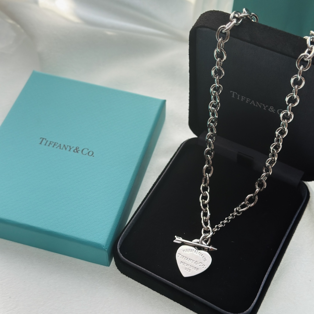 Tiffany&CO Lovestruck Heart Tag Necklace - EUR FASHION