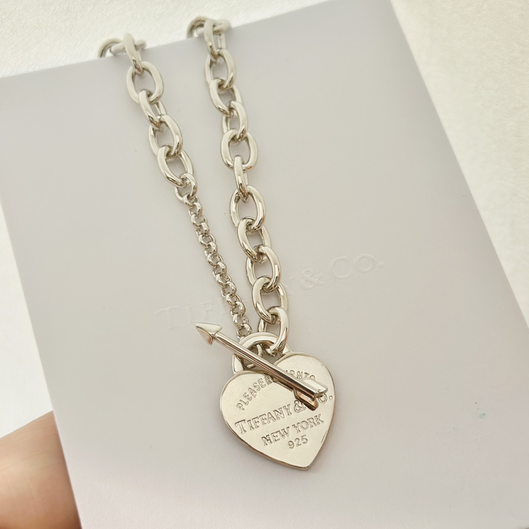 Tiffany&CO Lovestruck Heart Tag Necklace - EUR FASHION