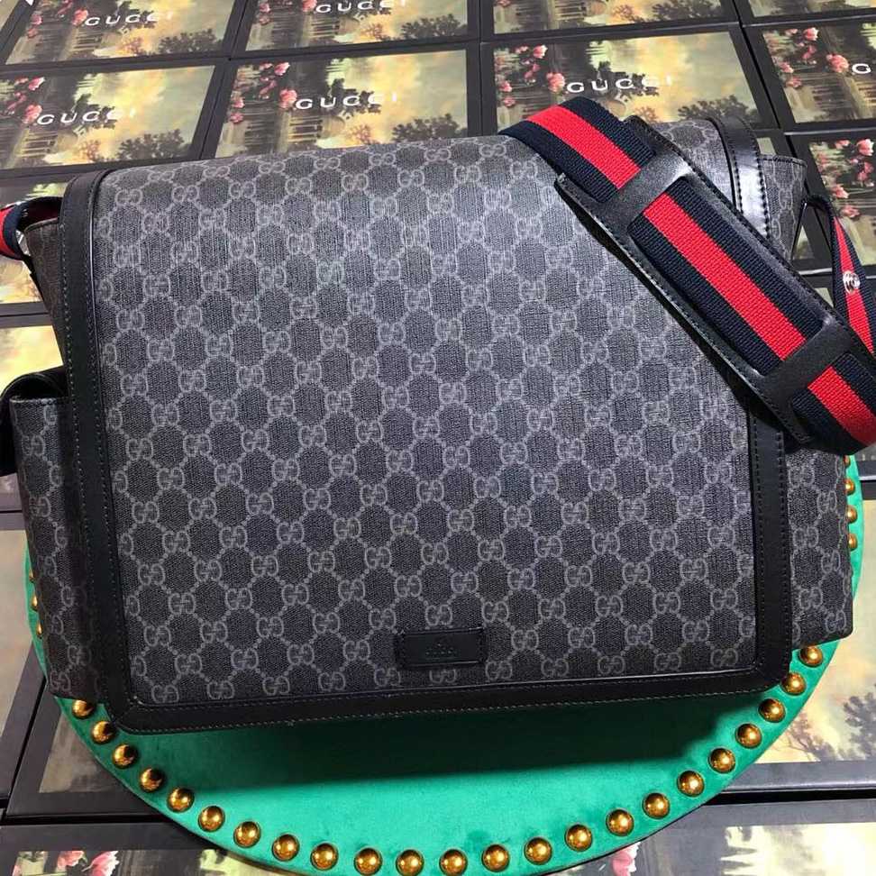 Gucci GG Supreme Diaper Bag(44-28-14cm) - EUR FASHION