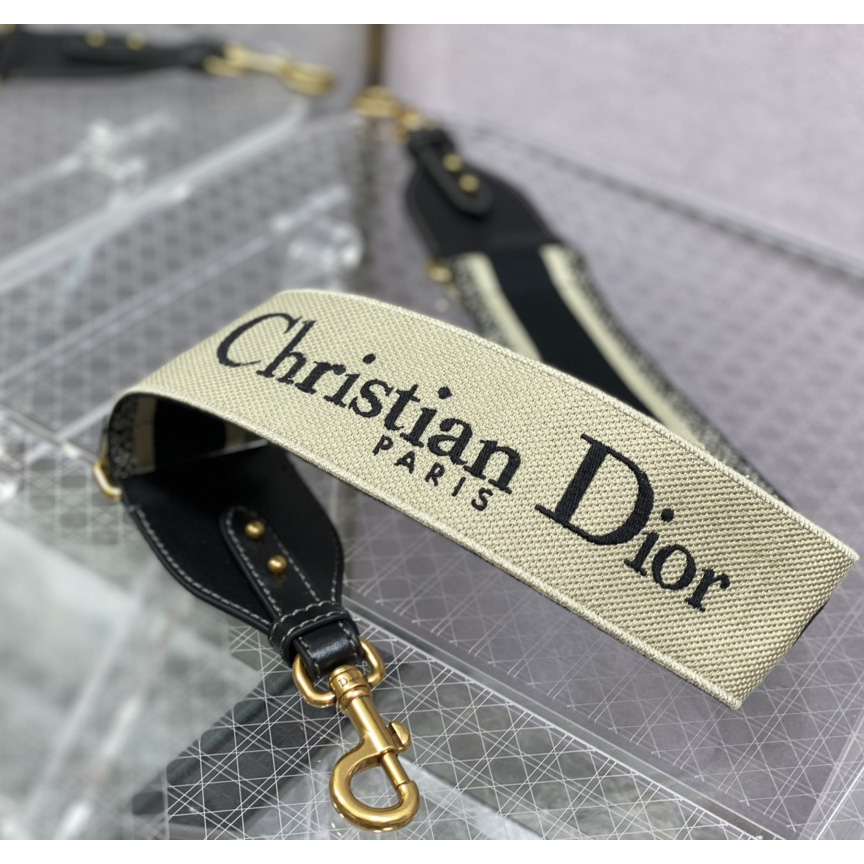 Dior Leather Long Shoulder Straps Belt - EUR FASHION