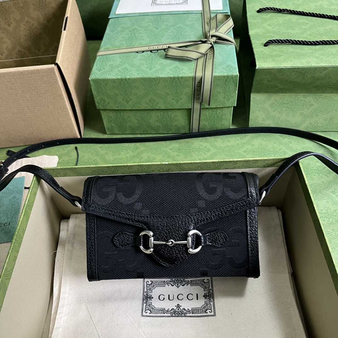 Gucci Horsebit 1955 Jumbo GG Mini Bag(18-12-5cm) - EUR FASHION