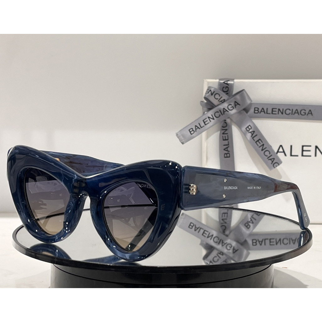 Balenciaga Cat-eye Logo-print Sunglasses    BB0204S - EUR FASHION