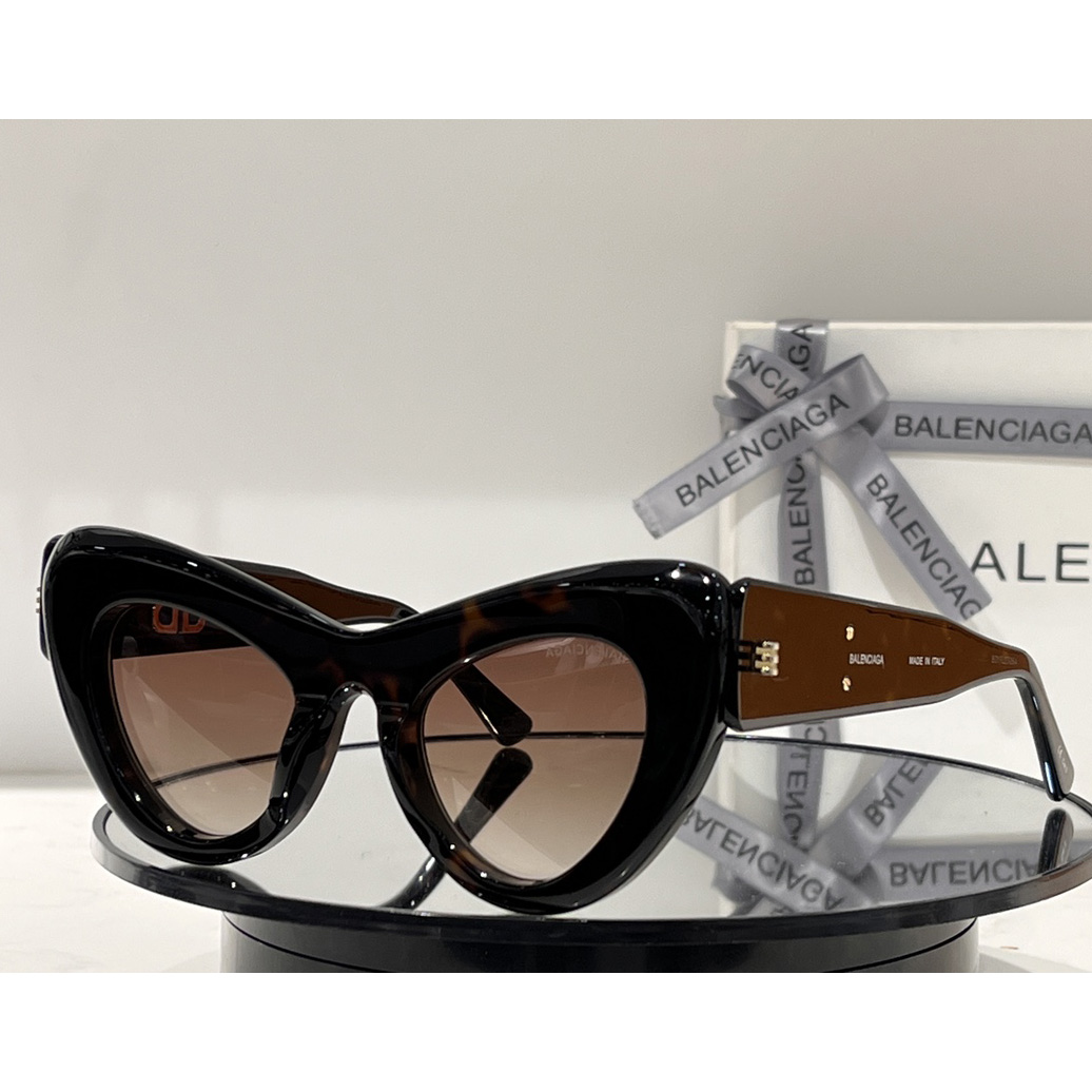 Balenciaga Cat-eye Logo-print Sunglasses    BB0204S - EUR FASHION