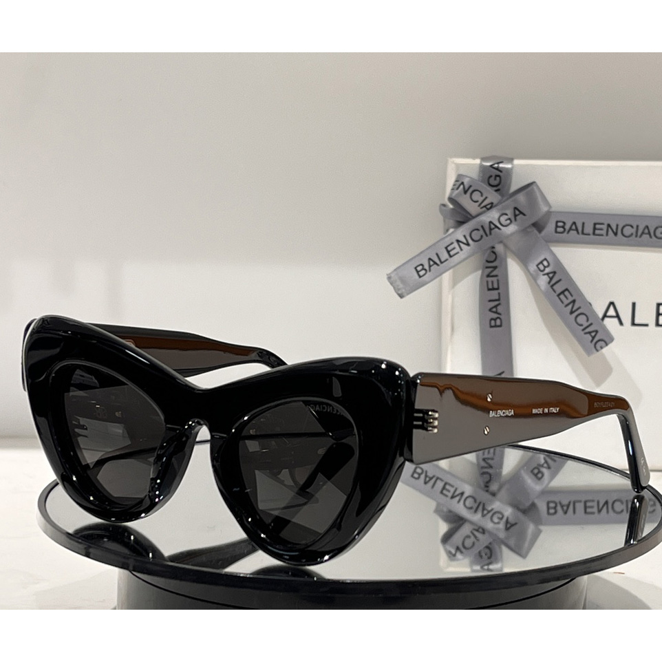 Balenciaga Cat-eye Logo-print Sunglasses    BB0204S - EUR FASHION