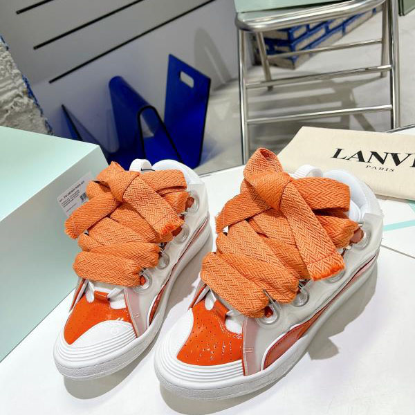 Lanvin Curb Multi-panel Sneakers - EUR FASHION