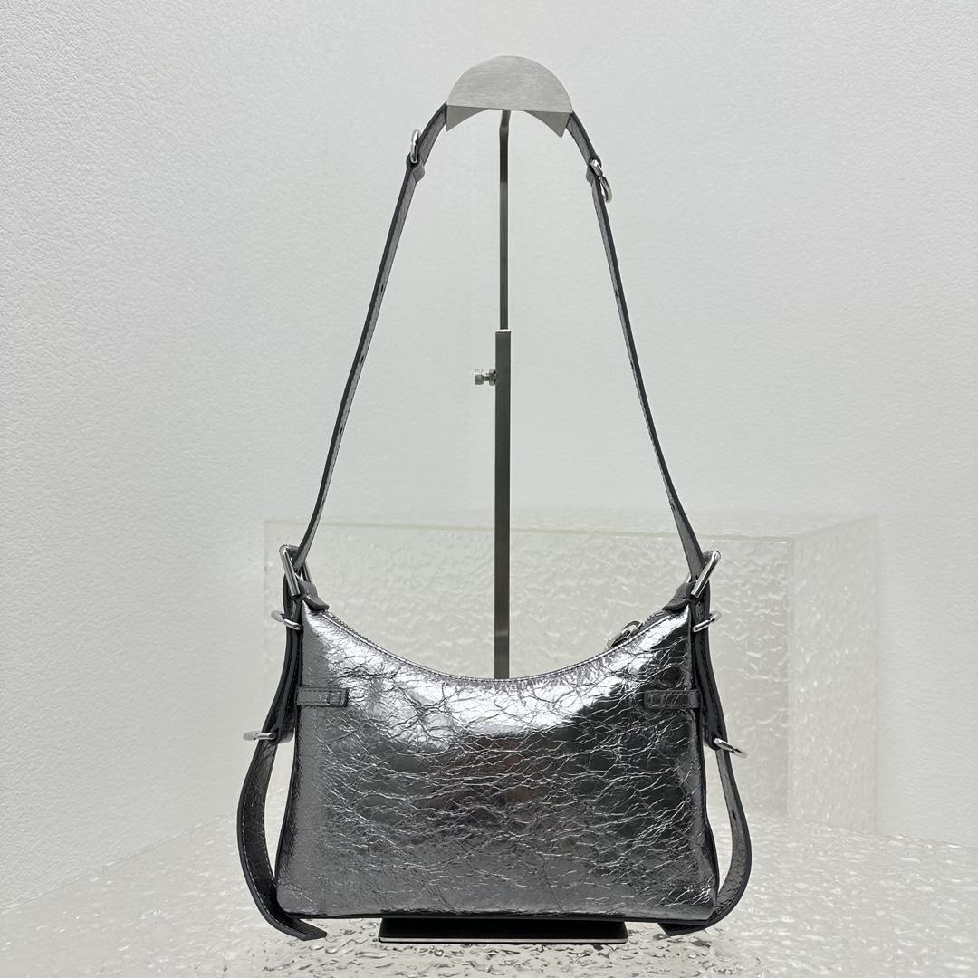 Givenchy Mini Voyou Bag In Laminated Leather (18X24x3.5cm) - EUR FASHION