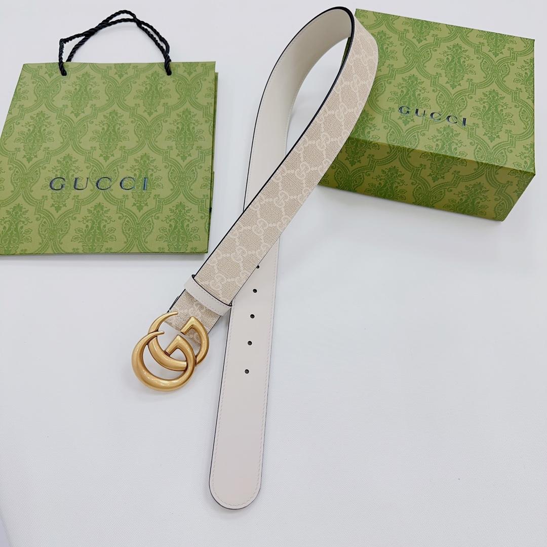 Gucci GG Marmont Reversible Wide Belt - EUR FASHION