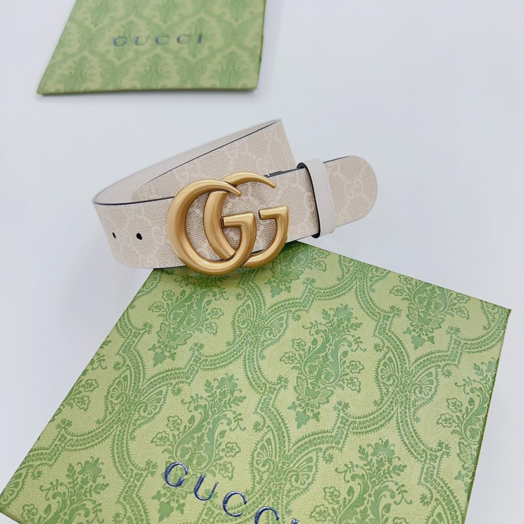 Gucci GG Marmont Reversible Wide Belt - EUR FASHION