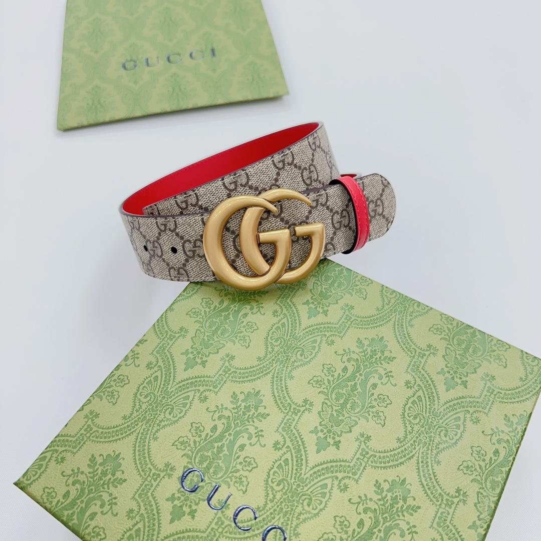 Gucci GG Marmont Reversible Belt - EUR FASHION