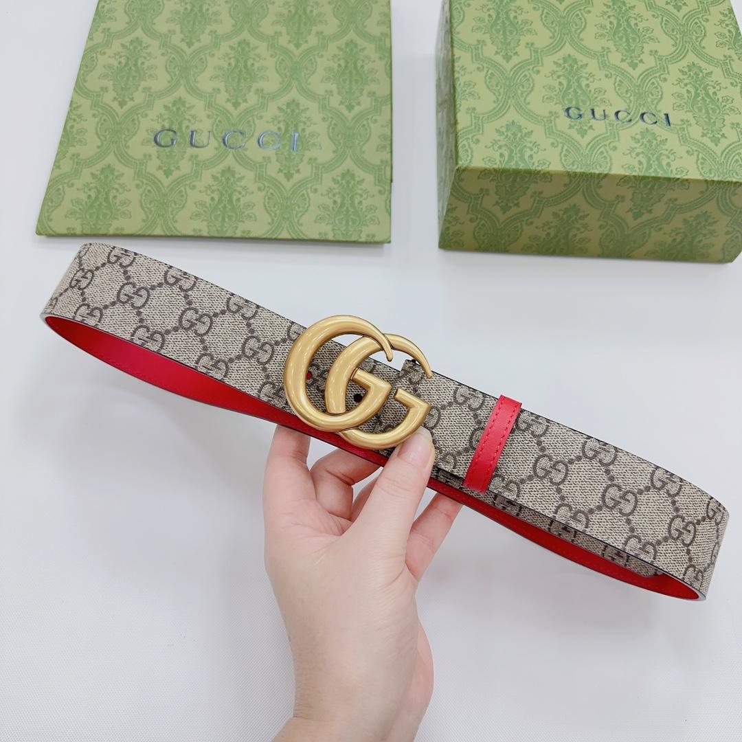 Gucci GG Marmont Reversible Belt - EUR FASHION