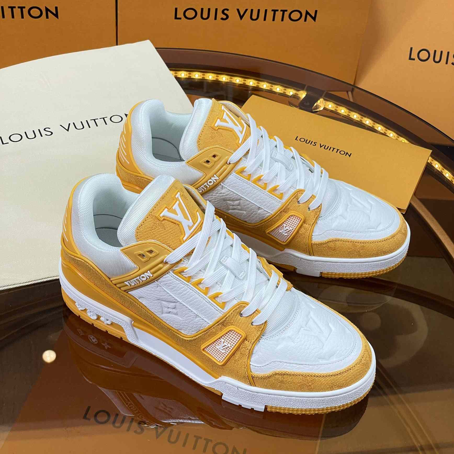 Louis Vuitton Lv Trainer Sneaker (Upon UK Size)  1AARF8 - EUR FASHION