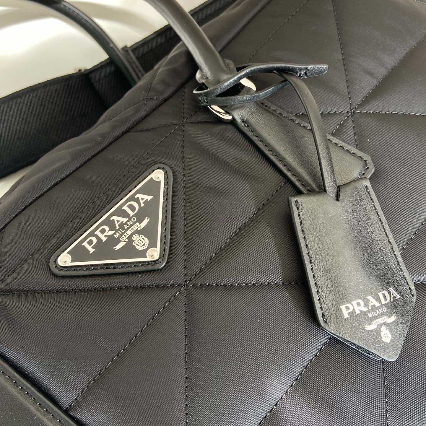 Prada Quilted Re-Nylon Travel Bag - EUR FASHION