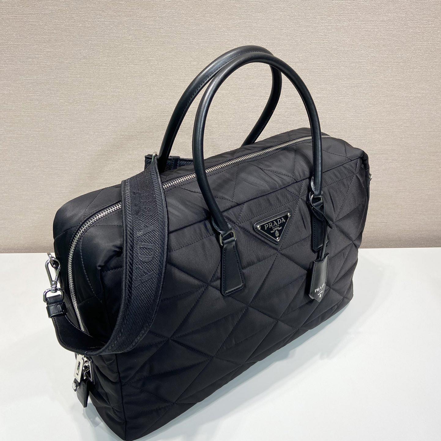 Prada Quilted Re-Nylon Travel Bag - EUR FASHION