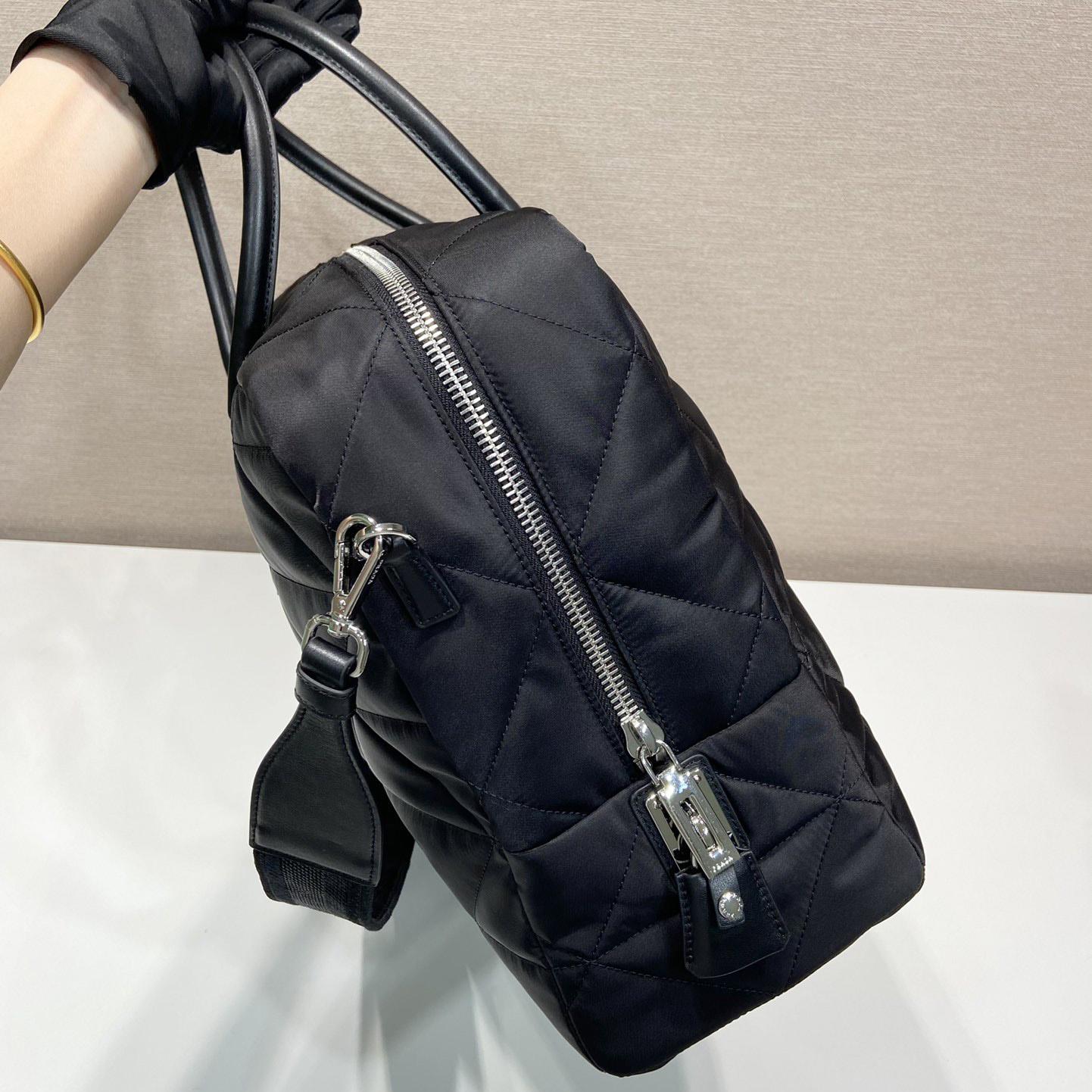 Prada Quilted Re-Nylon Travel Bag - EUR FASHION