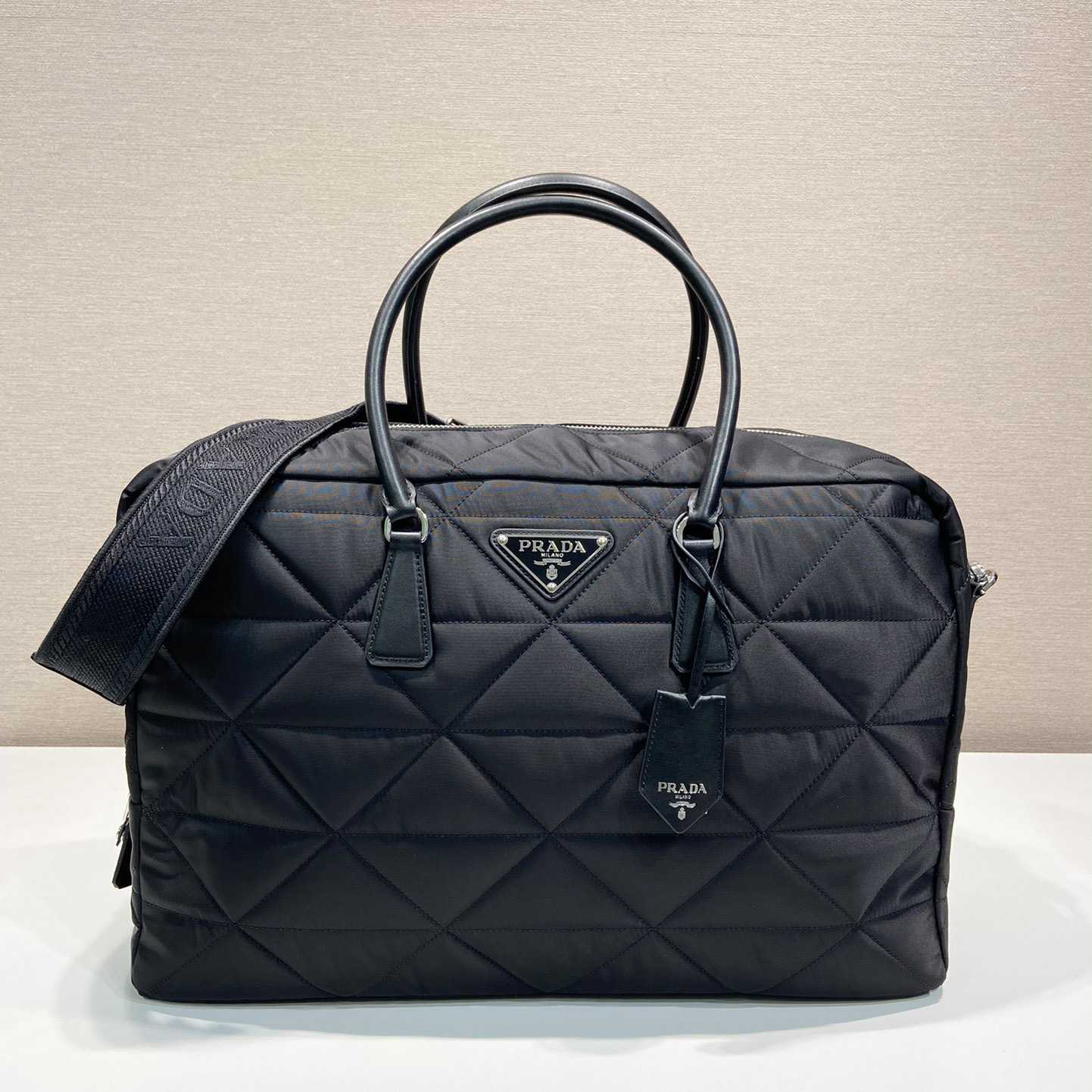 Prada Quilted Re-Nylon Travel Bag - EUR FASHION