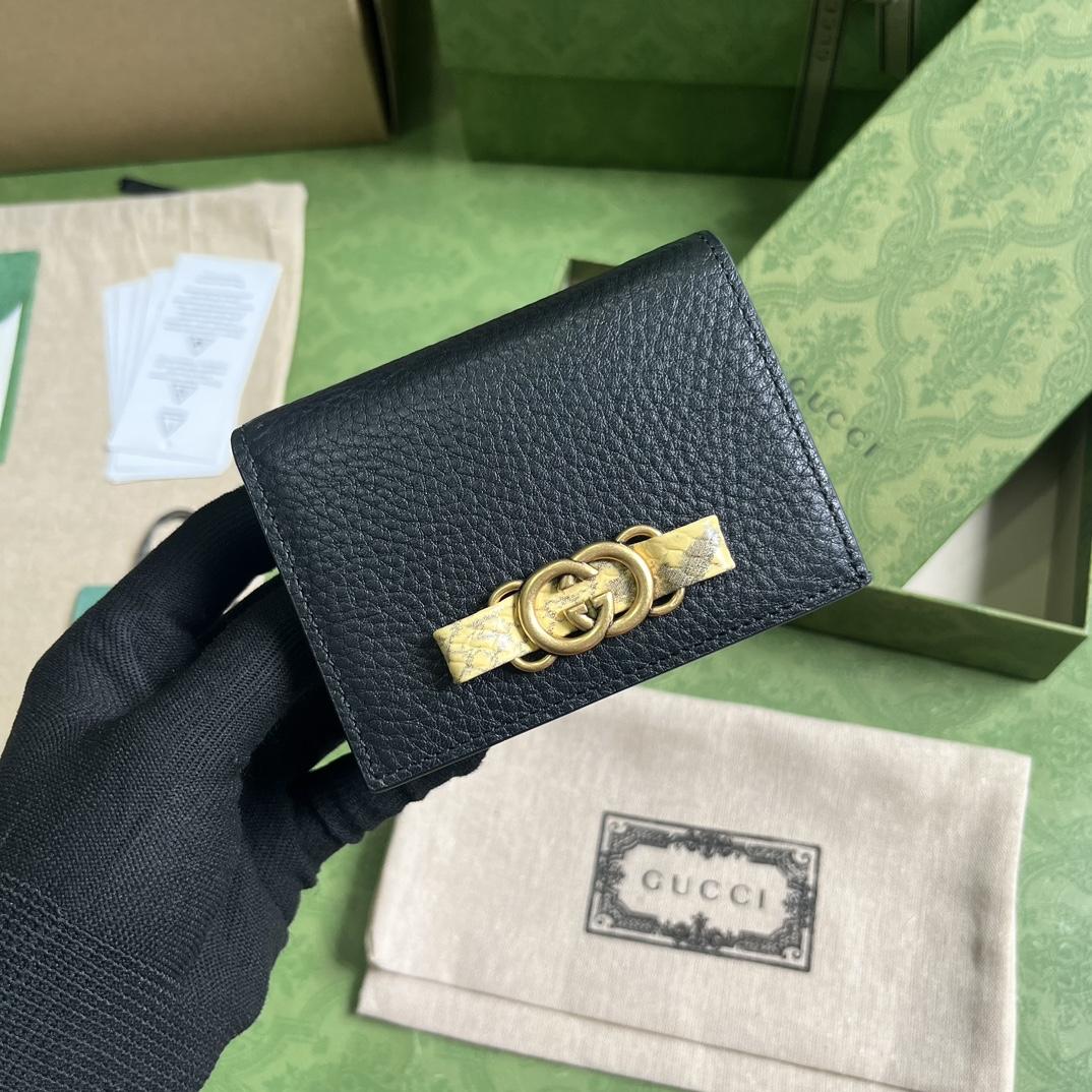 Gucci Wallet With Interlocking G Python Bow - EUR FASHION