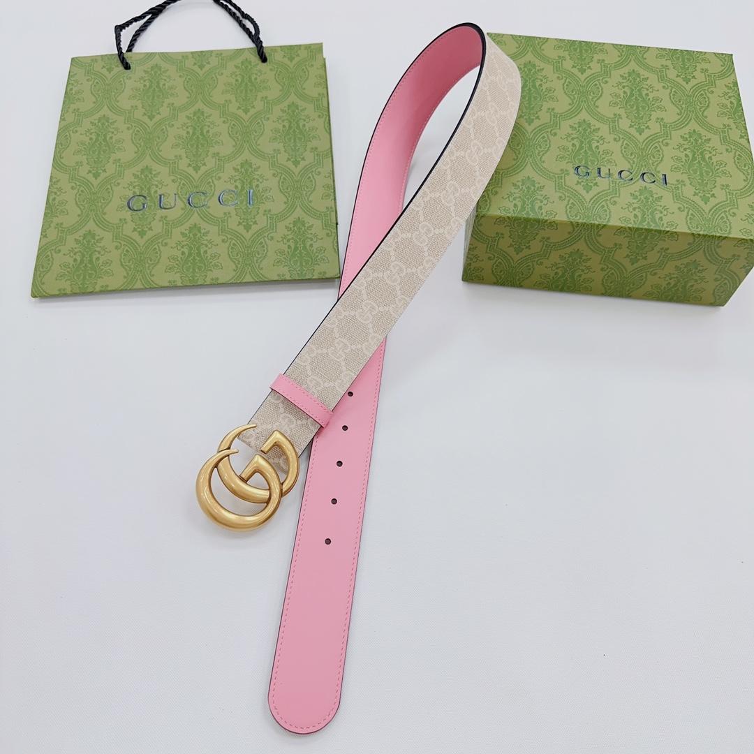 Gucci GG Marmont Reversible Wide Belt - EUR FASHION