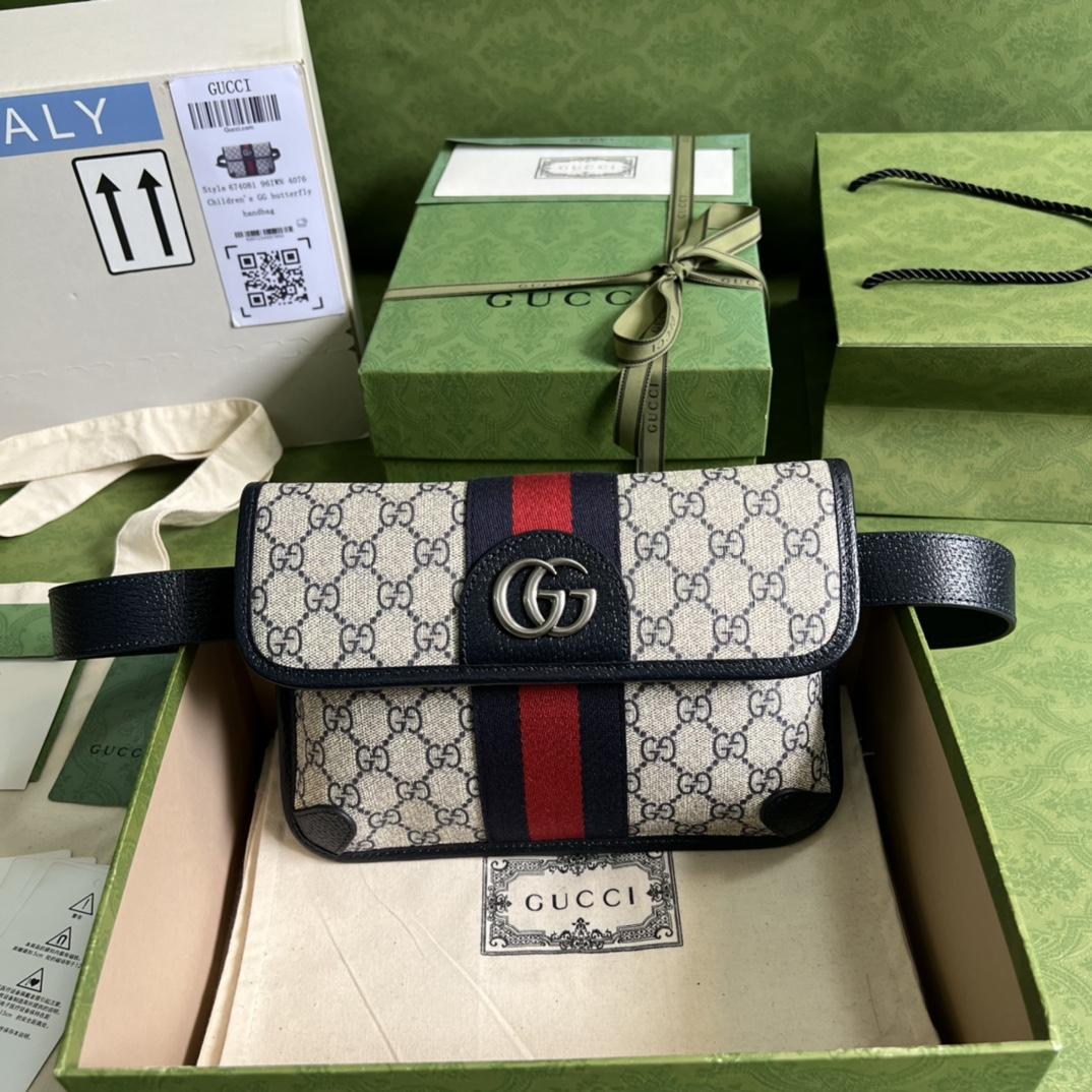 Gucci Ophidia Belt Bag(22*17*3.5cm) - EUR FASHION