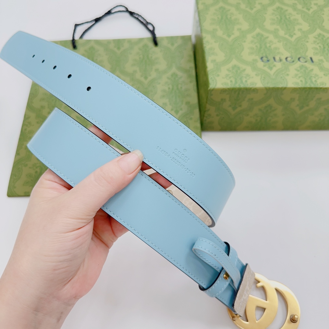 Gucci GG Marmont Reversible Wide Belt - EUR FASHION