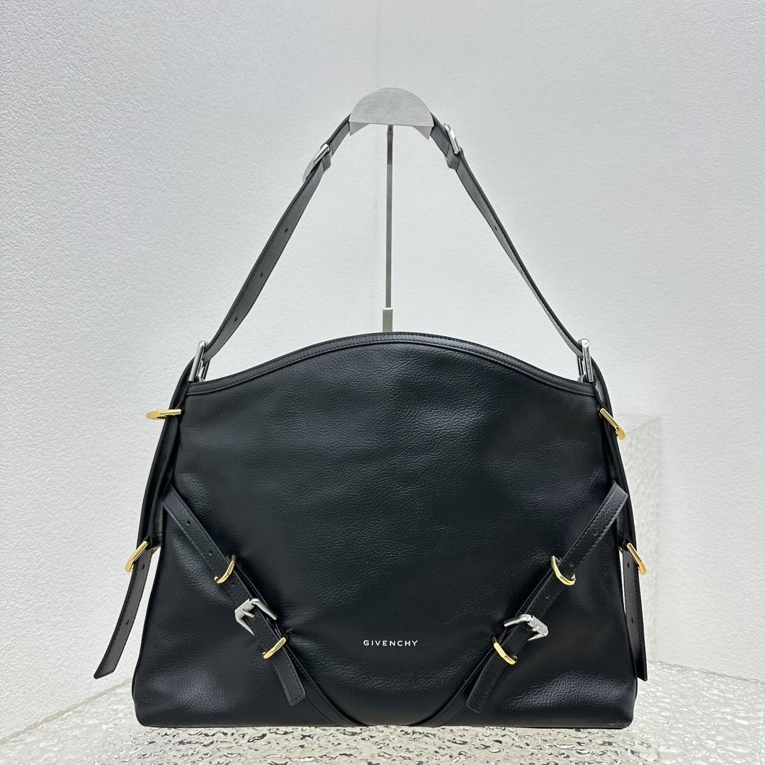 Givenchy Medium Voyou Bag In Leather(32-37-6.5cm) - EUR FASHION