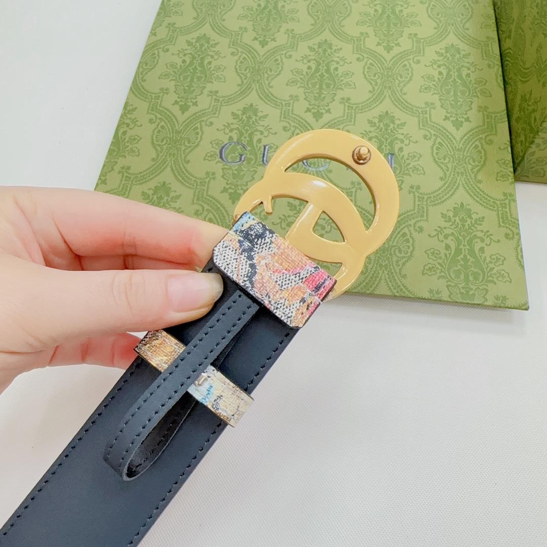 Gucci GG Marmont Wide Belt - EUR FASHION