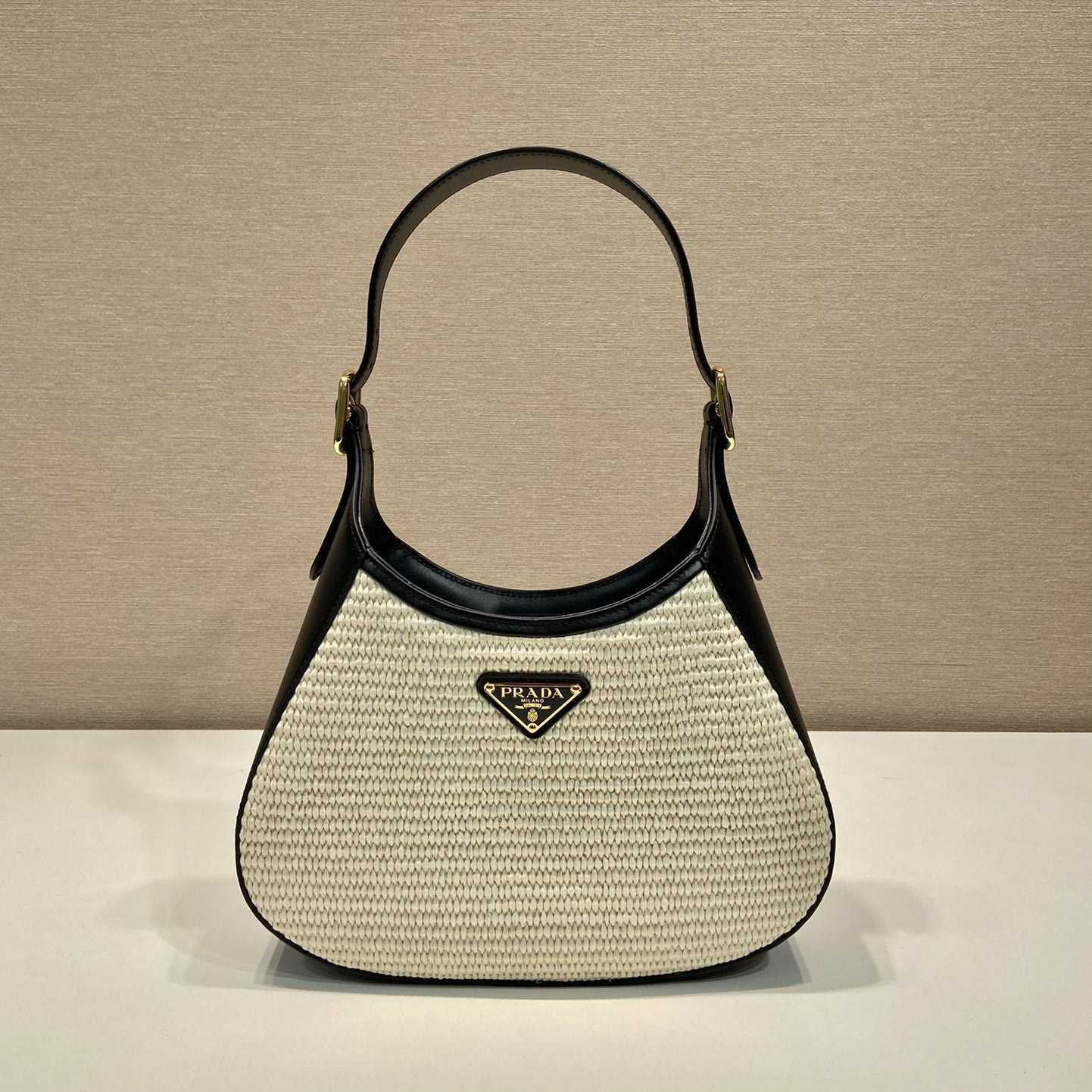 Prada Fabric And Leather Shoulder Bag - EUR FASHION