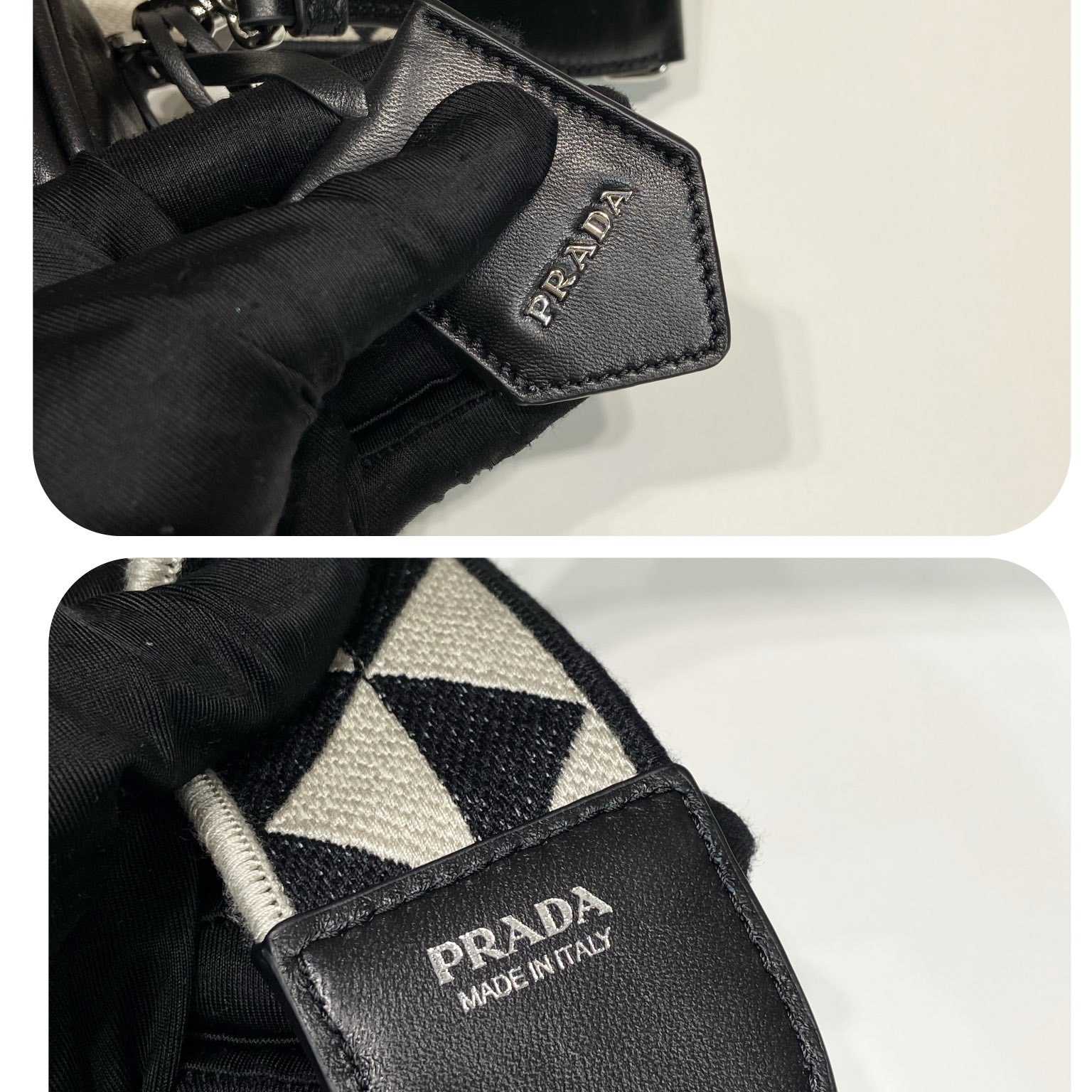 Prada Nappa Antique Leather Multi-pocket Shoulder Bag - EUR FASHION