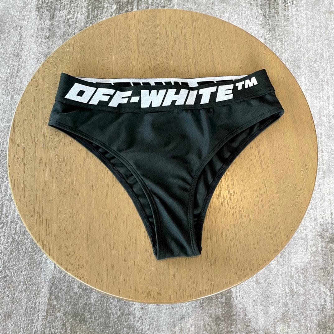 Off-White c/o Virgil Abloh Women's Black Two-piece Swimsuit - EUR FASHION