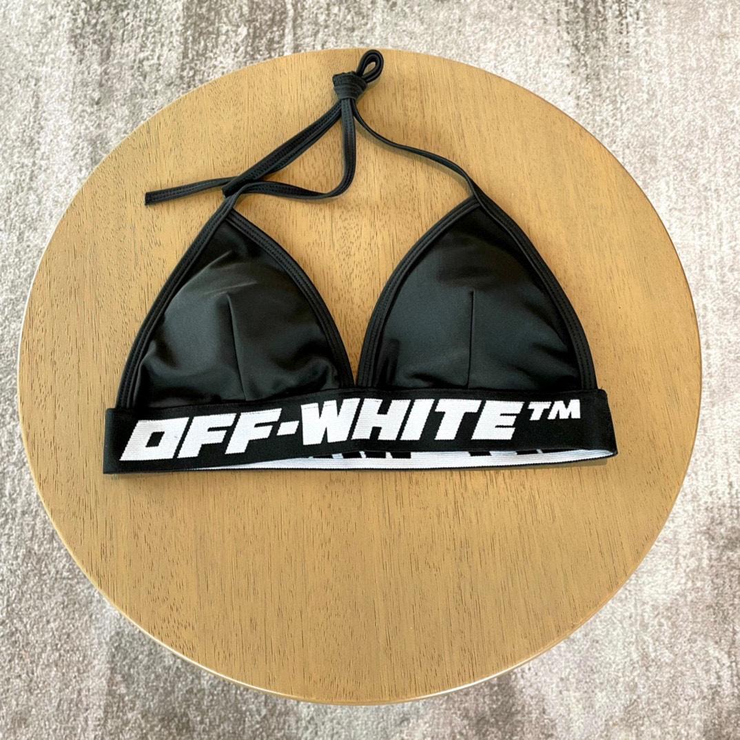 Off-White c/o Virgil Abloh Women's Black Two-piece Swimsuit - EUR FASHION