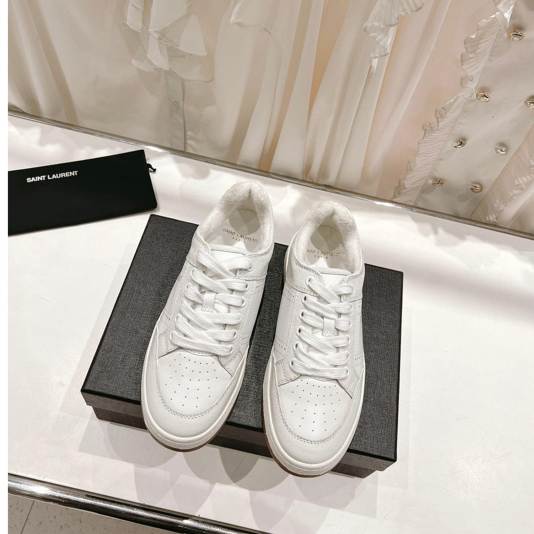 Saint Laurent Low-top Lace-up Sneakers - EUR FASHION