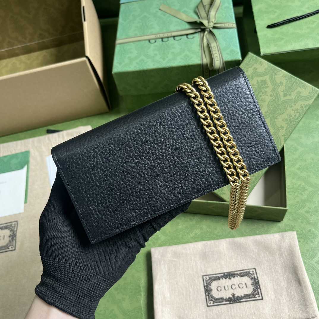 Gucci Chain Wallet With Interlocking G Python Bow(19-10-4cm) - EUR FASHION