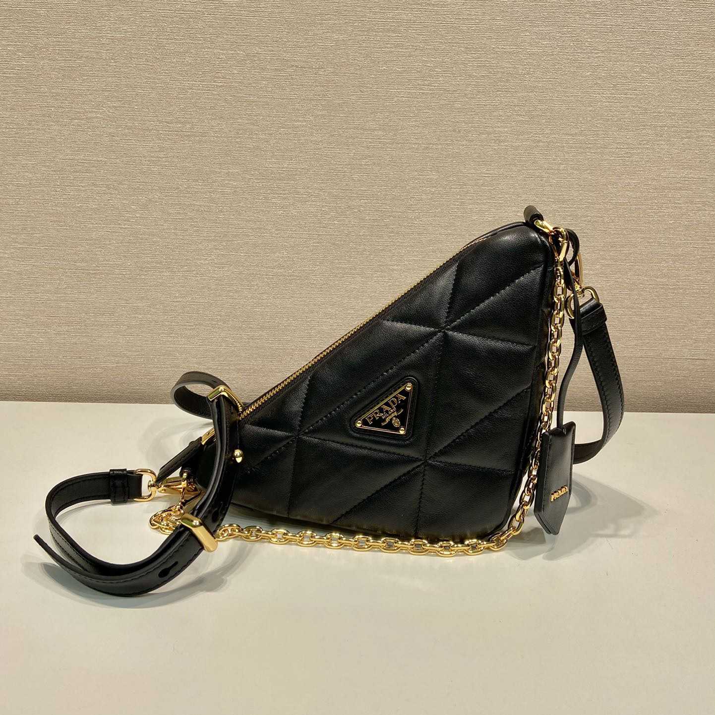 Prada Triangle Leather Bag(26-15-11cm) - EUR FASHION