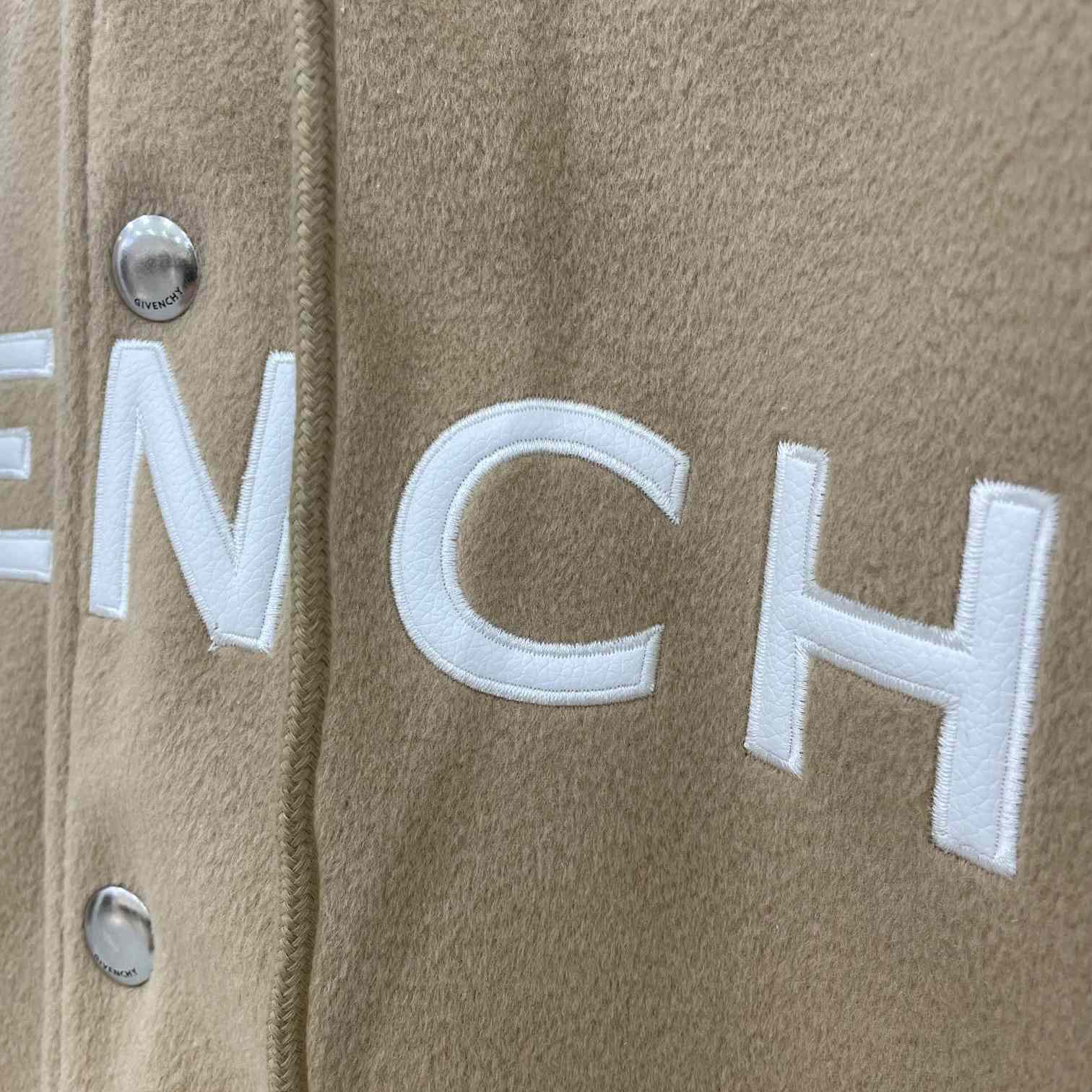 Givenchy Hooded Wool And Leather Big Varsity Jacket - EUR FASHION