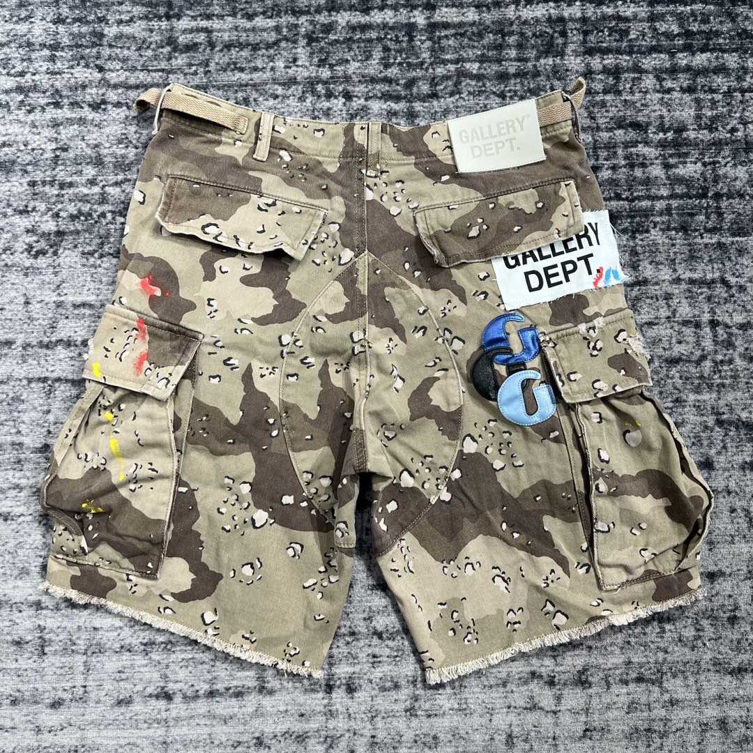 Gallery Dept G Patch Camo Cargo Shorts   630 - EUR FASHION