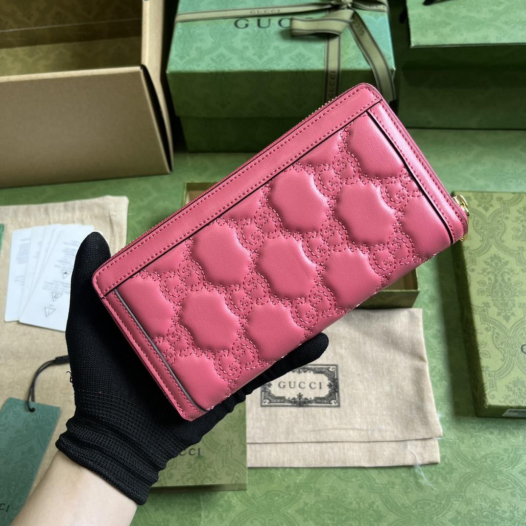 Gucci GG Matelasse Zip-around Wallet - EUR FASHION