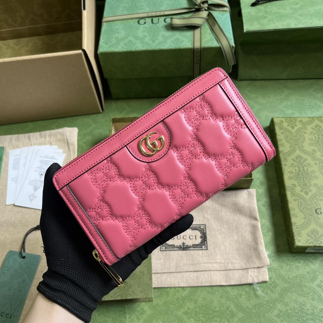 Gucci GG Matelasse Zip-around Wallet - EUR FASHION