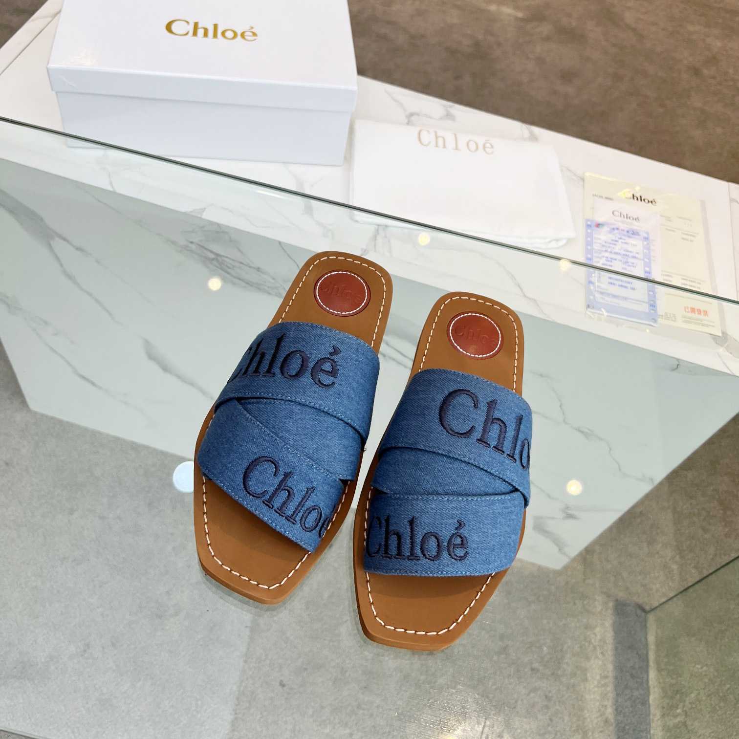 Chloe Woody Flat Mule - EUR FASHION