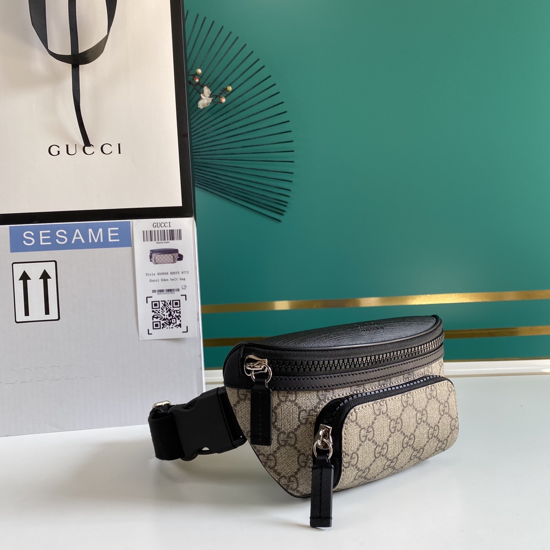 Gucci GG Supreme Monogram Belt Bag (23-11.5-7.5cm) - EUR FASHION