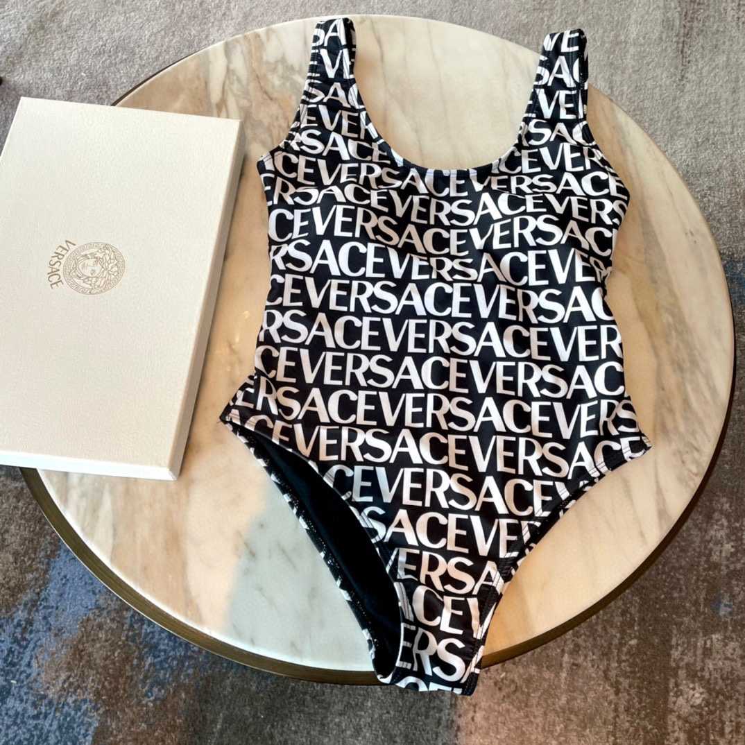 Versace Allover One-Piece Swimsuit - EUR FASHION