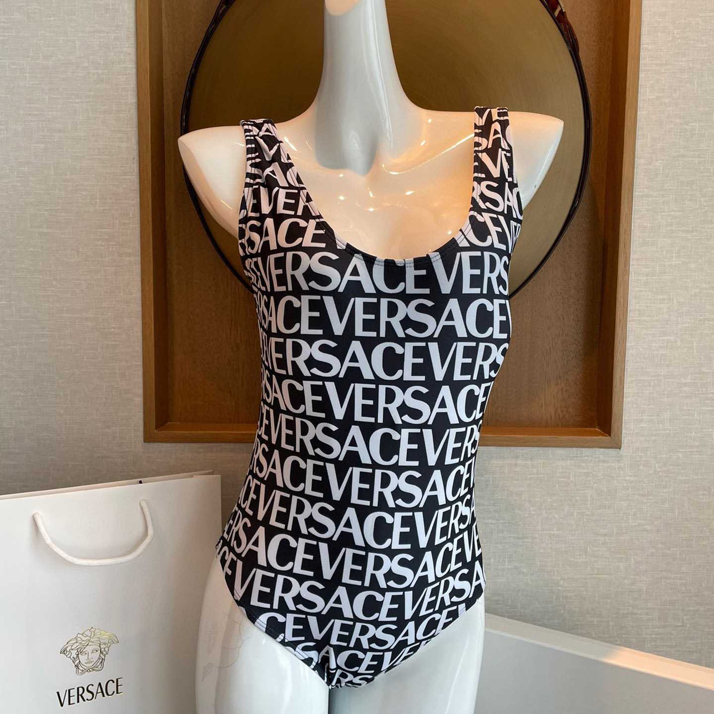 Versace Allover One-Piece Swimsuit - EUR FASHION