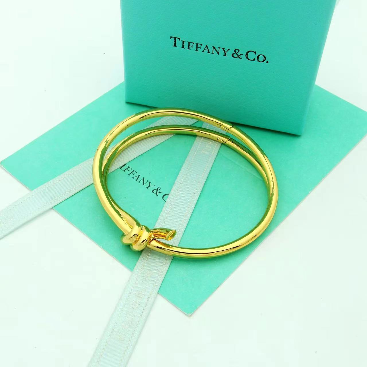 Tiffany&CO Tiffany Knot Double Row Hinged Bangle  - EUR FASHION