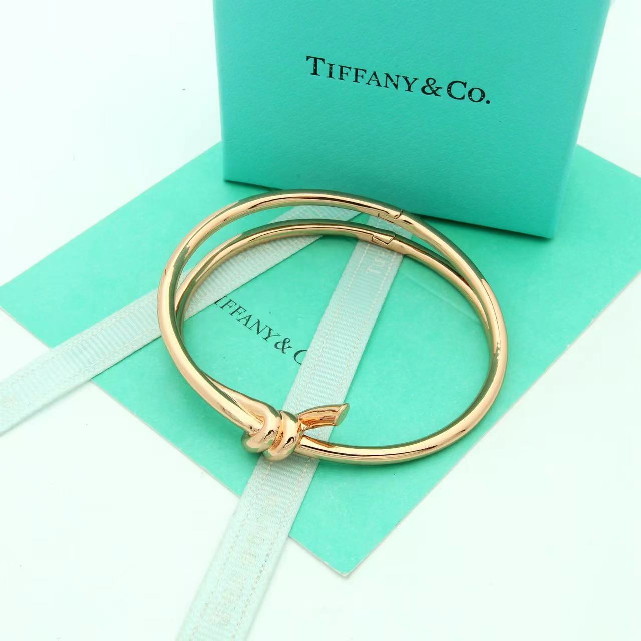 Tiffany&CO Tiffany Knot Double Row Hinged Bangle  - EUR FASHION