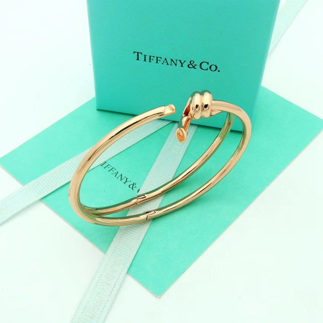 Tiffany&CO Tiffany Knot Double Row Hinged Bangle  - EUR FASHION