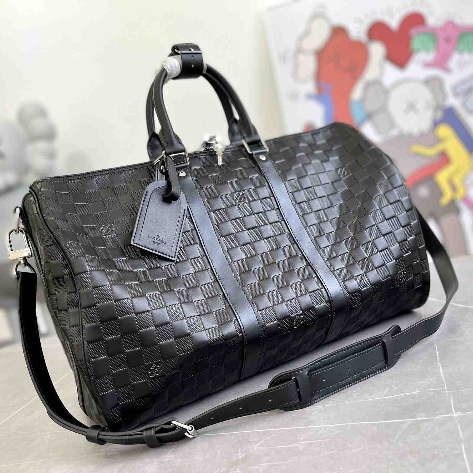 Louis Vuitton Keepall Bandoulière 50 Black    N41145 - EUR FASHION