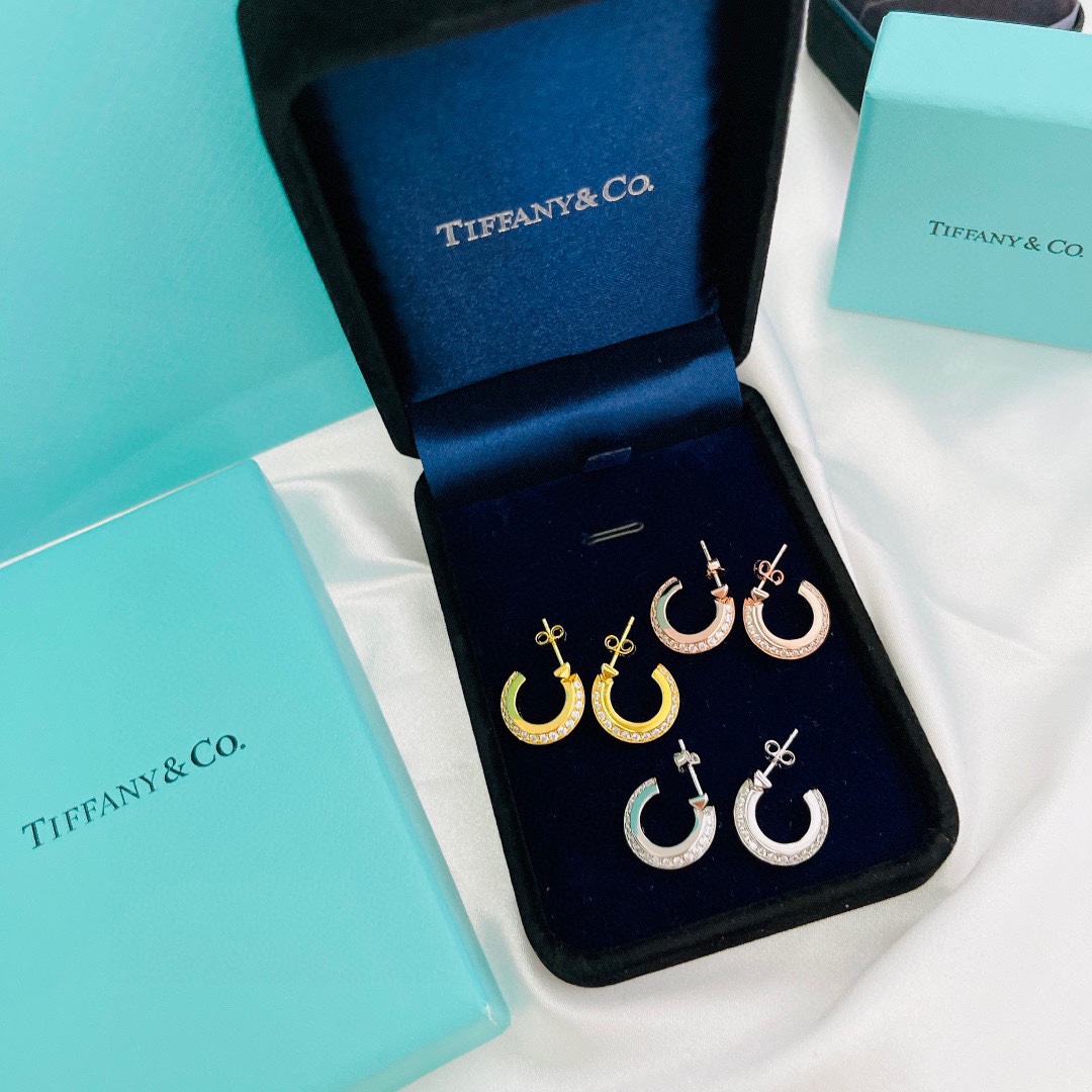 Tiffany&CO T1 Hoop Earrings - EUR FASHION