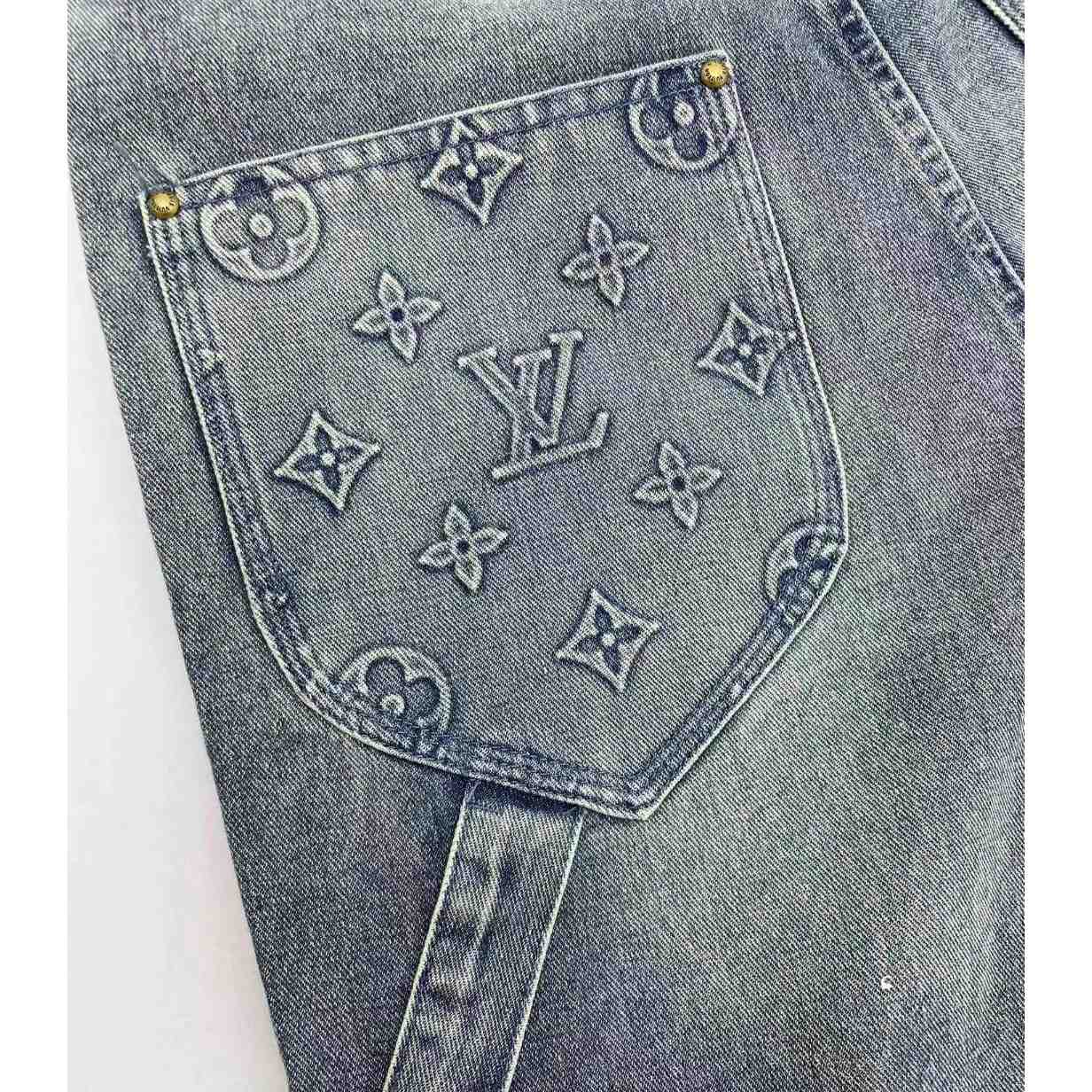 Louis Vuitton Denim Carpenter Shorts    1ABJ7D - EUR FASHION