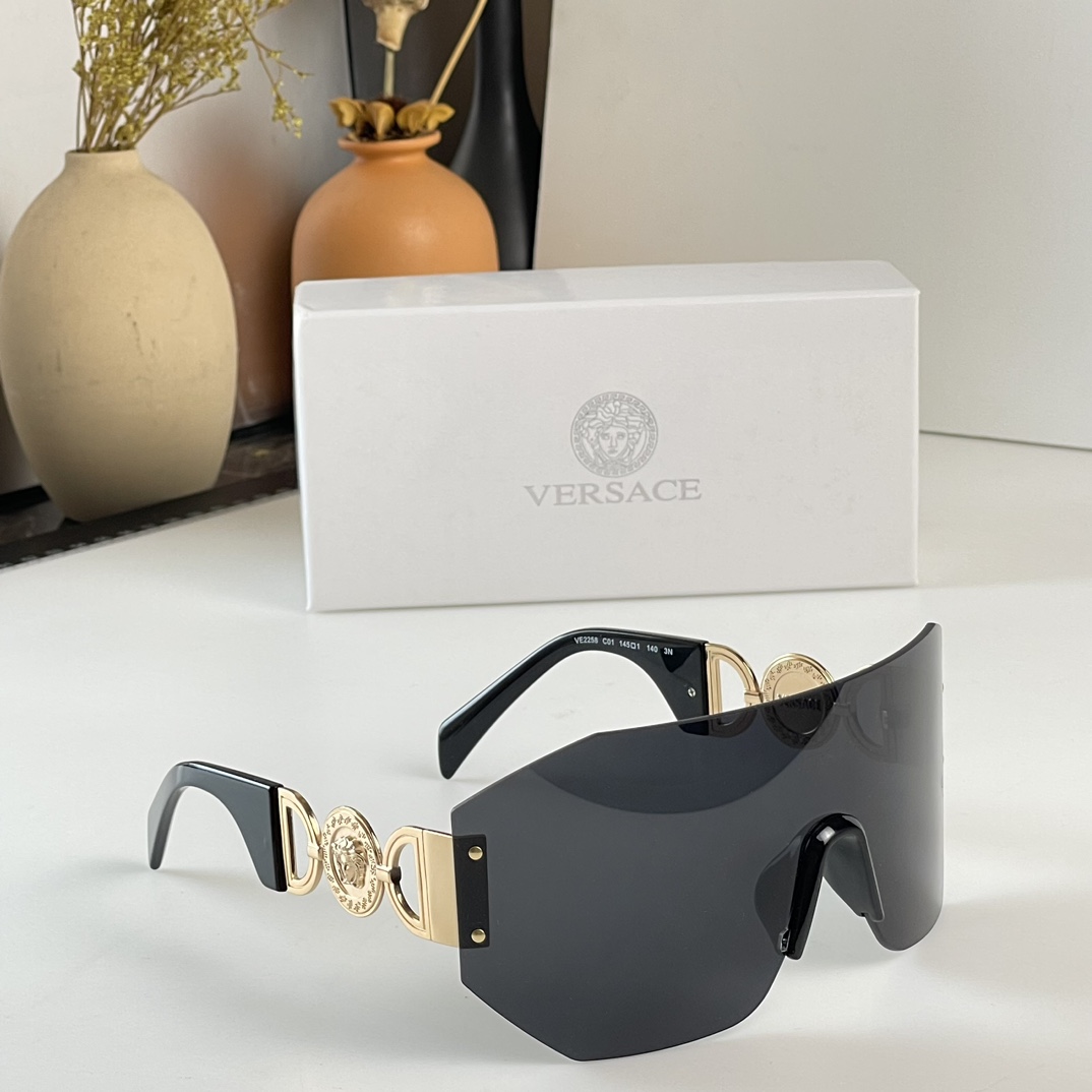 Versace Medusa Biggie Mask Sunglasses   VE2258 - EUR FASHION