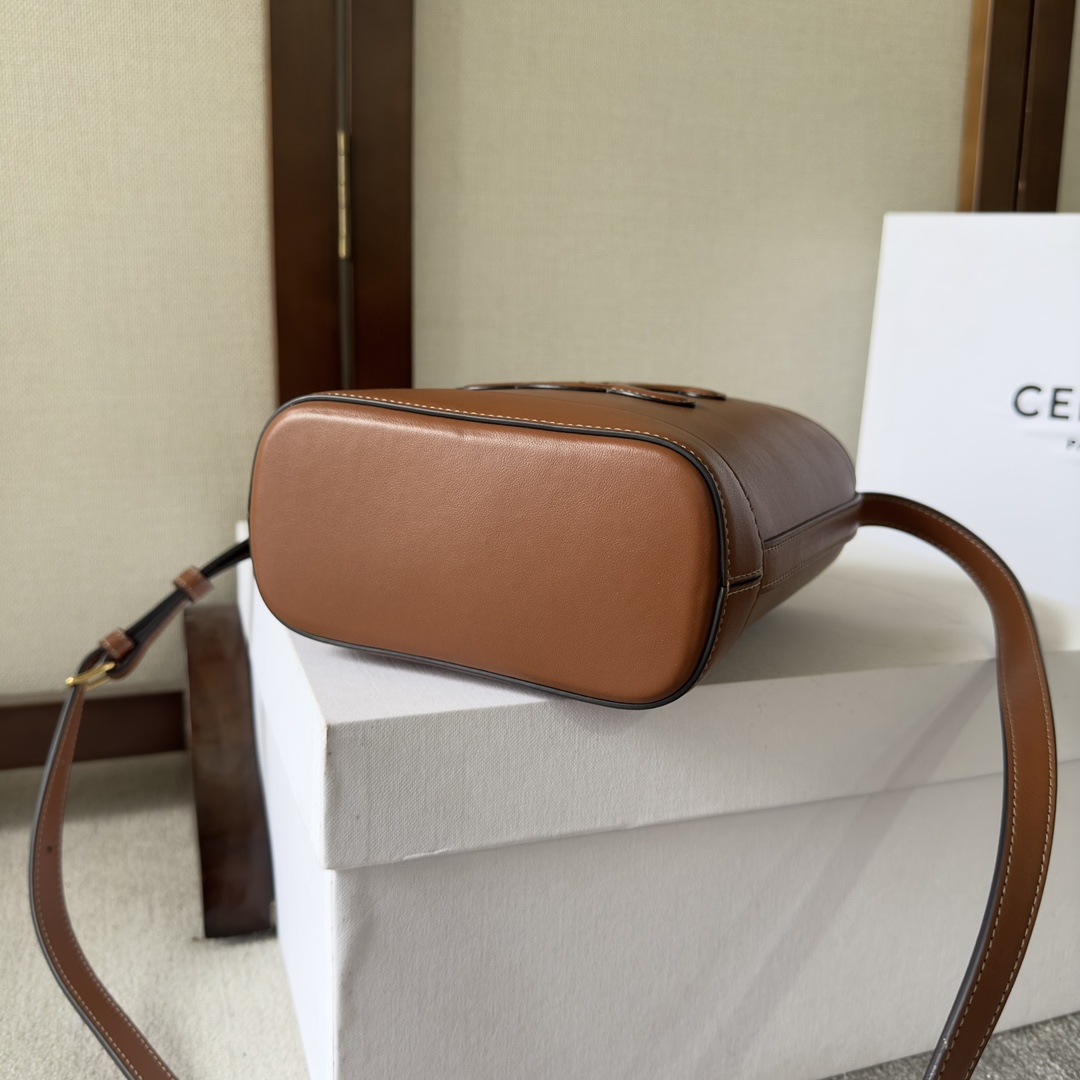 Celine Mini Bucket Cuir Triomphe In Smooth Calfskin  - EUR FASHION